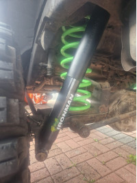 Installation of Ironman 4x4 Suspension Lift Kit on a 1998 Nissan Patrol LWB. Ironman 4x4 4