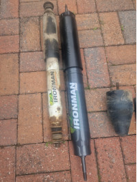 Installation of Ironman 4x4 Suspension Lift Kit on a 1998 Nissan Patrol LWB. Ironman 4x4 4