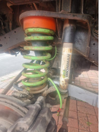 Installation of Ironman 4x4 Suspension Lift Kit on a 1998 Nissan Patrol LWB. Ironman 4x4 4