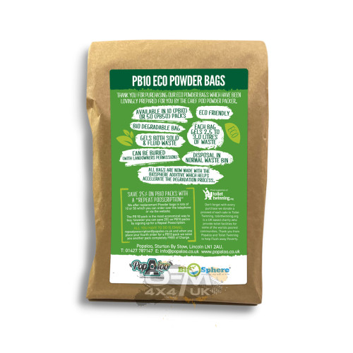 Popaloo Powder Bags PB10 (10 Pack)