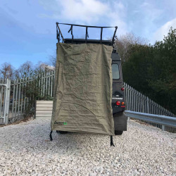 Overland Expedition Fold-Out Shower Privacy Curtain Side Box - Forest Green