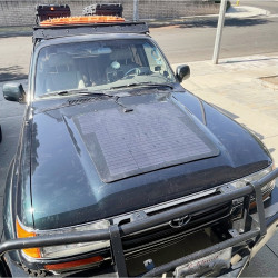 100W Bonnet Solar Panel for Toyota Land Cruiser 80