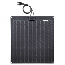 Lensun New 50W 12V ETFE Flexible Solar Panel, Lastest PERC 9BB Mono solar cells