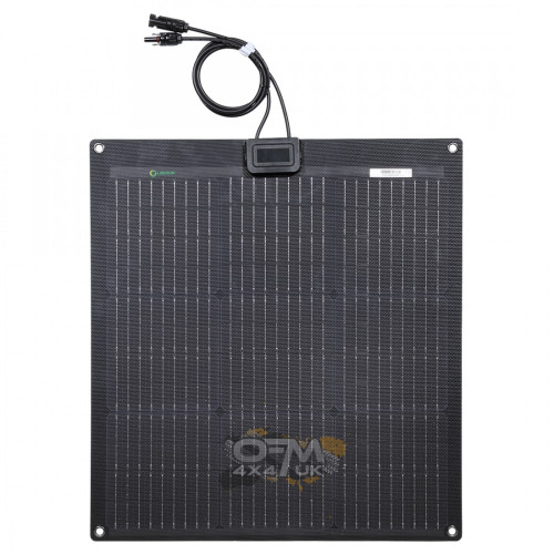 Lensun New 50W 12V ETFE Flexible Solar Panel, Lastest PERC 9BB Mono solar cells