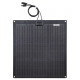 Lensun New 50W 12V ETFE Flexible Solar Panel, Lastest PERC 9BB Mono solar cells