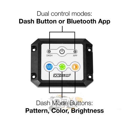 XK Glow Dual Mode Dash Surface Mount XKCHROME Controller XK Glow Dual Mode Dash Surface Mount XKCHROME Controller