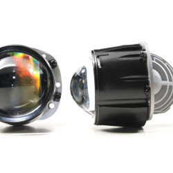 Morimoto Mini HB LED High Beam Projector Retrofit 2.5" (LHD) – PR340 (Pair), 3000lm, 25W, 2-Year Warranty