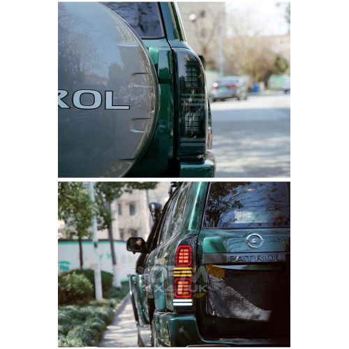 Bad Label Retrofit LED Rear Tail Lights – Nissan Patrol Y61 GU4 (2004–2009)