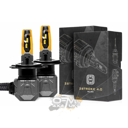 Morimoto H4/9003 2Stroke 4.0 LED Bulbs (Pair) – 5500K, 2600lm, Lifetime Warranty