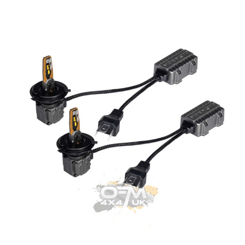 Morimoto H4/9003 2Stroke 4.0 LED Bulbs (Pair) – 5500K, 2600lm, Lifetime Warranty