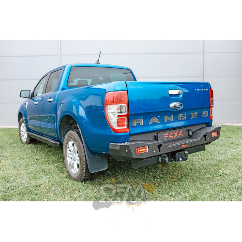 Fabryka 4x4 Rear Bumper with LED Lights for the Original Towbar Ford Ranger T6 2019–2023 2.0 Diesel