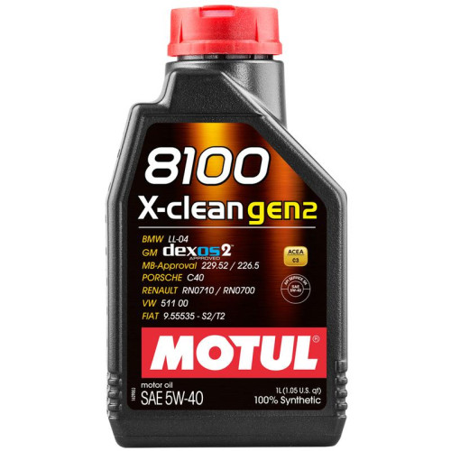 Motul 8100 X-CLEAN GEN2 5W-40 1L