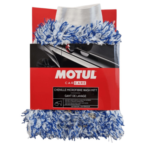 Motul Chenille Microfibre Wash Mitt One Size Motul Chenille Microfibre Wash Mitt One Size