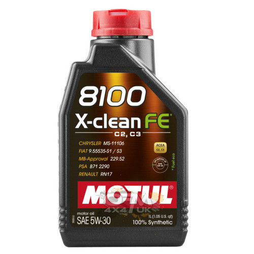 Motul 8100 X-Clean FE 5W-30 1L Motul 8100 X-Clean FE 5W-30 1L