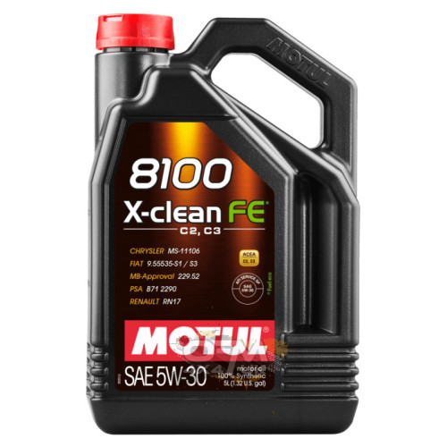 Motul 8100 X-Clean FE 5W-30 5L Motul 8100 X-Clean FE 5W-30 5L