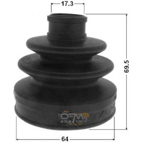 Febest Boot outer cv joint kit for Nissan Elgrand