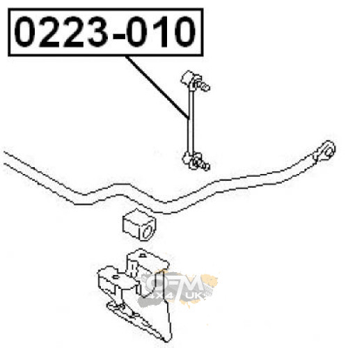 Febest Front stabilizer link / sway bar link for Nissan Elgrand Febest Front stabilizer link / sway bar link for Nissan Elgrand