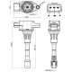 Febest Ignition coil for Nissan Elgrand Febest Ignition coil for Nissan Elgrand
