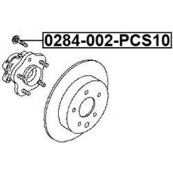Febest Wheel stud for Nissan Elgrand