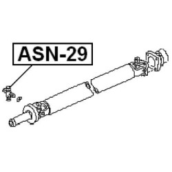 Febest Cross shaft joint, drive shaft for Nissan Elgrand