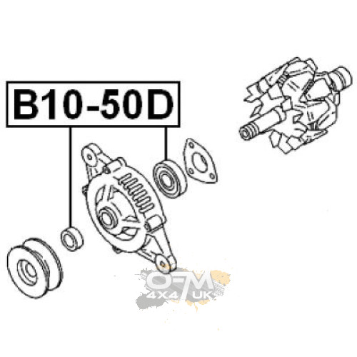 Febest Ball bearing for Nissan Elgrand