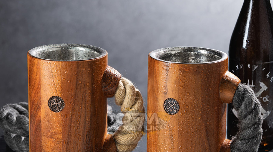 CHUUG® Handcrafted Rope Handle Tankards: Elegance & Craftsmanship