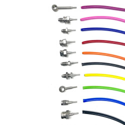 Stainless Braided Brake Lines Kit for Toyota Hilux Mk6 / Mk7 (2005–2017) 4WD WITH ESP