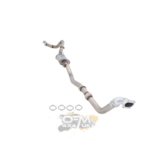 XForce 3" Turbo Back Exhaust System – Toyota Land Cruiser 100 Series 1HD-FTE 1998–2007 | E4-TL100-TBS