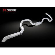 XForce 3 inch Turbo-Back System 409 Raw Stainless Steel Exhaust for Toyota Landcruiser 80 XForce 3 inch Turbo-Back System 409 Raw Stainless Steel Exhaust for Toyota Landcruiser 80