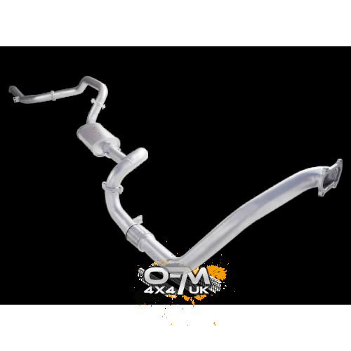 Xforce 3" Turbo Back Exhaust System (409 Stainless) – Toyota Land Cruiser 80 4.2TD 1HD-T / 1HD-FT (1990–1998)