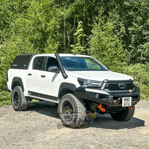 Stainless Steel Snorkel Short Entry Kit 4" for Toyota Hilux MK8 2016–2023 Stainless Steel Snorkel Short Entry Kit 4" for Toyota Hilux MK8 2016–2023