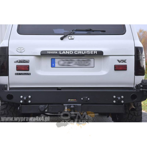 Rear Aluminium Bumper Toyota Land Cruiser J80 (1989–1998) – Fabryka 4x4 Lightweight