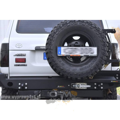 Rear Aluminium Bumper Toyota Land Cruiser J80 (1989–1998) – Fabryka 4x4 Lightweight