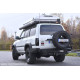 Rear Aluminium Bumper Toyota Land Cruiser J80 (1989–1998) – Fabryka 4x4 Lightweight