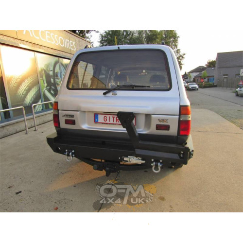 Rear Aluminium Bumper Toyota Land Cruiser J80 (1989–1998) – Fabryka 4x4 Lightweight