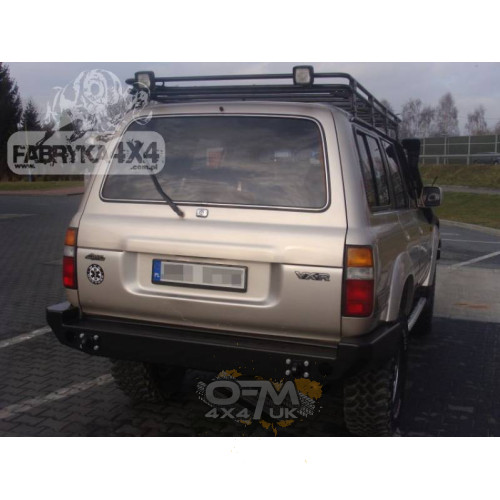 Rear Aluminium Bumper Toyota Land Cruiser J80 (1989–1998) – Fabryka 4x4 Lightweight