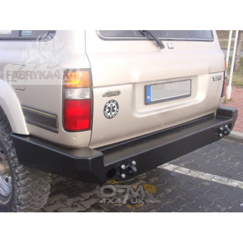 Rear Aluminium Bumper Toyota Land Cruiser J80 (1989–1998) – Fabryka 4x4 Lightweight