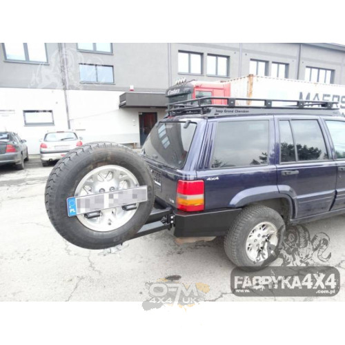 F4x4 Spare Wheel Mount Carrier Bracket for Jeep Grand Cherokee ZJ