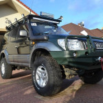 Fabryka 4x4 Front Steel Winch Bumper with Bullbar for Toyota Land Cruiser J90 96-99