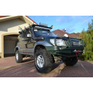 Fabryka 4x4 Front Steel Winch Bumper with Bullbar for Toyota Land Cruiser J90 96-99