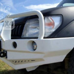 Fabryka 4x4 Front Steel Winch Bumper with Bullbar for Toyota Land Cruiser J90 96-99