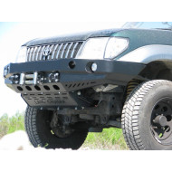 DEMO - Fabryka 4x4 Front Steel Winch Bumper for Version With Plastic Wheel Arch Extensions Toyota Land Cruiser J90 99-02