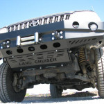 Fabryka 4x4 Front Steel Winch Bumper for Version With Plastic Wheel Arch Extensions Toyota Land Cruiser J90 99-02