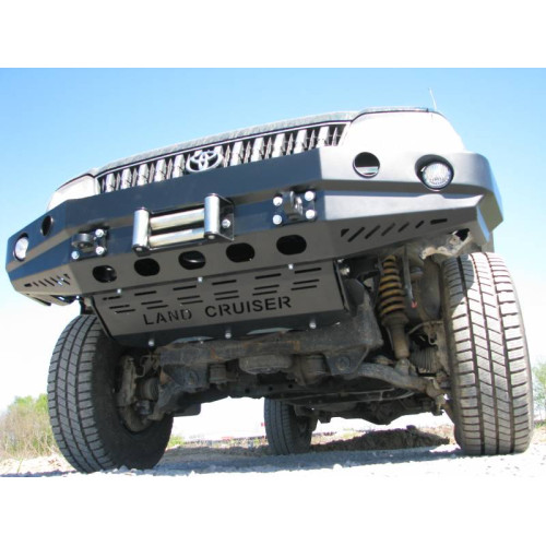 Fabryka 4x4 Front Steel Winch Bumper for Version With Plastic Wheel Arch Extensions Toyota Land Cruiser J90 99-02