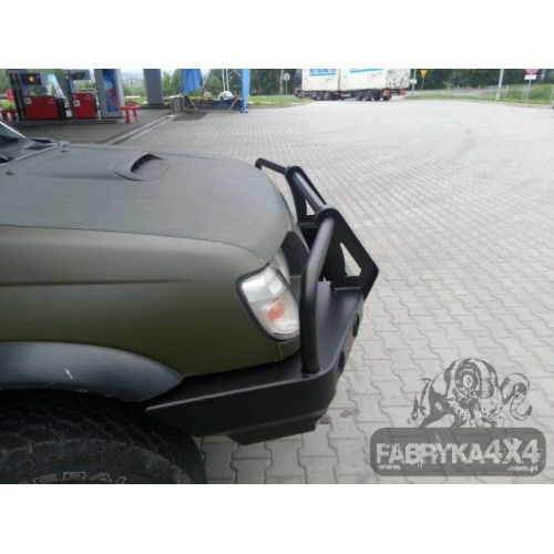 Fabryka 4x4 Front Steel Winch Bumper with Bullbar for Nissan Navara D22 1997-2000