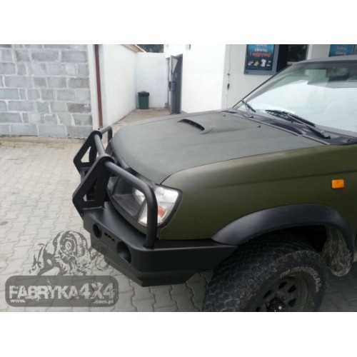 Fabryka 4x4 Front Steel Winch Bumper with Bullbar for Nissan Navara D22 1997-2000
