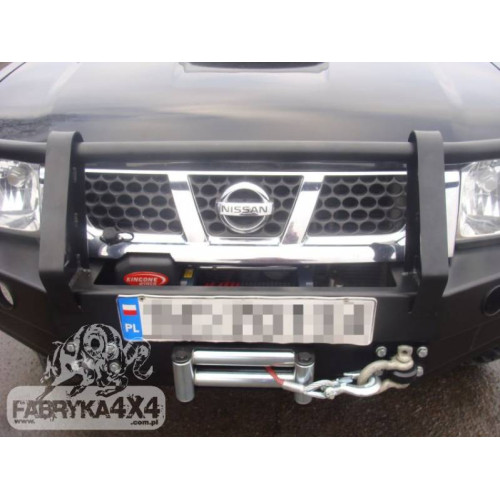 Fabryka 4x4 Front Steel Winch Bumper with Bullbar for Nissan Navara D22 2001-2004