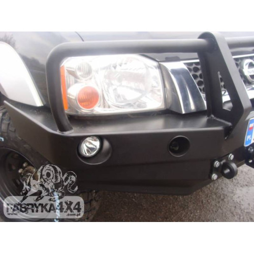 Fabryka 4x4 Front Steel Winch Bumper with Bullbar for Nissan Navara D22 2001-2004
