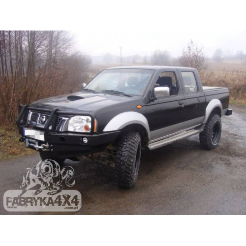 Fabryka 4x4 Front Steel Winch Bumper with Bullbar for Nissan Navara D22 2001-2004