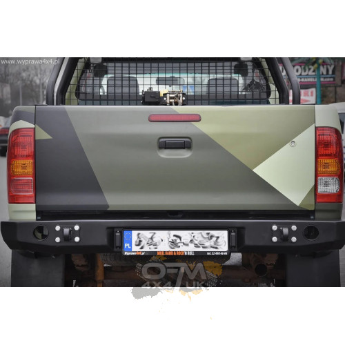 Steel Rear Bumper Toyota Hilux (2005–2015) – Fabryka 4x4 Heavy Duty Off-Road Bumper